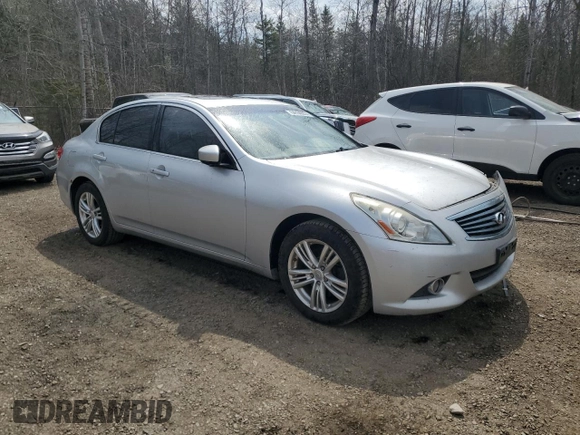 2011 Infiniti G37 x with VIN JN1CV6AR7BM410825, listed as a Copart auction lot 54728905 with 150,283 mi miles and Clean Title. Bid and sale history available at DreamBid. Image 4.