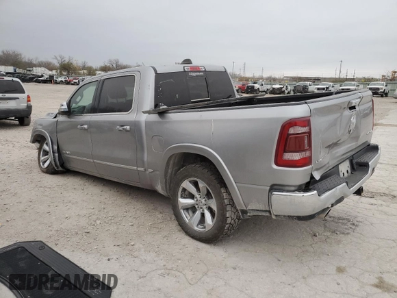 2020 Ram 1500 Limited with VIN 1C6SRFHT3LN194053, listed as a Copart auction lot 82000064 with 110,712 mi miles and Salvage Title. Bid and sale history available at carsss.com. Image 2.