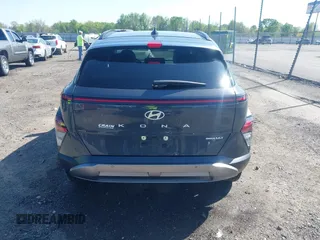 2025 Hyundai Kona Limited with VIN KM8HECA37SU190630, listed as a IAAI auction lot 41973164 with 6,850 mi miles and . Bid and sale history available at carsss.com. Image 16.