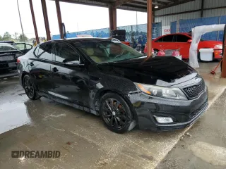 2014 Kia Optima EX z VIN 5XXGN4A79EG294524, wystawiony jako Copart lot #56227085 z przebiegiem 106 585 mil mil oraz Szkoda całkowita • Salvage title. Historia ofert i sprzedaży dostępna na DreamBid. Obrazek 4.