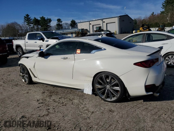 2018 Infiniti Q60 Luxe with VIN JN1EV7EK8JM340696, listed as a Copart auction lot 52930295 with 111,375 mi miles and Salvage Title. Bid and sale history available at carsss.com. Image 2.