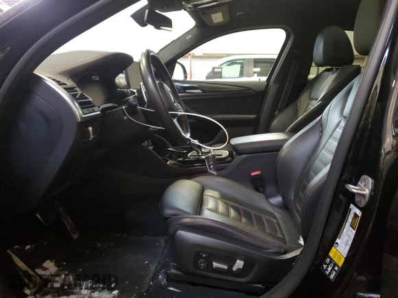 2023 BMW X4 M40i with VIN 5UX43DT0XP9P34421, listed as a Copart auction lot 44018155 with 28,544 mi miles and Salvage Title. Bid and sale history available at carsss.com. Image 7.