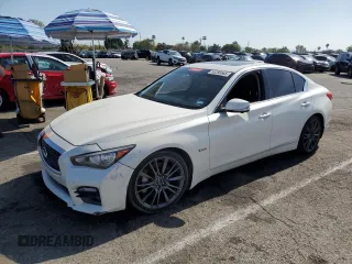 2016 Infiniti Q50 Red Sport 400 с VIN JN1FV7AP1GM420808, выставлен на аукционе Copart как лот 55286565 с пробегом 127 775 миль миль и Чистый • Clean title. История ставок и продаж доступна на DreamBid. Изображение 1.