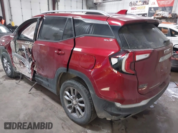 2023 GMC Terrain SLT with VIN 3GKALVEG9PL140659, listed as a IAAI auction lot 41633943 with 32,010 mi miles and . Bid and sale history available at carsss.com. Image 3.