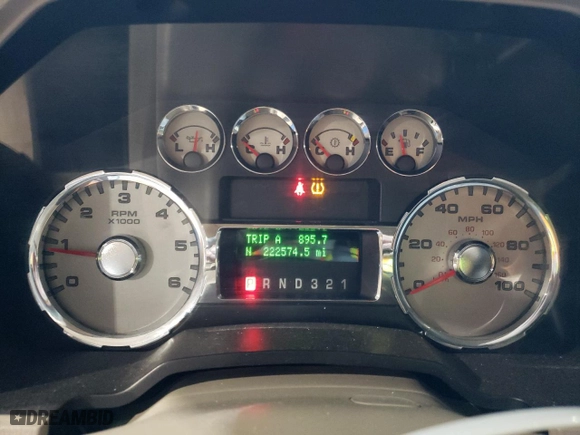 2008 Ford Super Duty F-250 SRW XL with VIN 1FTSW21578EE48070, listed as a Copart auction lot 75602054 with 222,574 mi miles and Salvage Title. Bid and sale history available at carsss.com. Image 9.