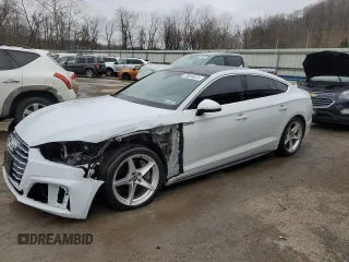 2018 Audi A5 Sportback Premium Plus with VIN WAUENCF54JA011636, listed as a Copart auction lot 39844873 with 98,266 mi miles. Bid and sale history available at carsss.com. Image 1.