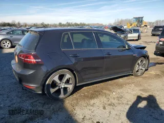 2015 Volkswagen Golf GTI S with VIN 3VW5T7AUXFM099940, listed as a Copart auction lot 82705914 with 68,617 mi miles and Salvage Title. Bid and sale history available at carsss.com. Image 3.