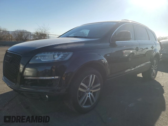 2009 Audi Q7 with VIN WA1AY74L39D004926, listed as a Copart auction lot 43160415 with 133,417 mi miles and Salvage Title. Bid and sale history available at carsss.com. Image 1.