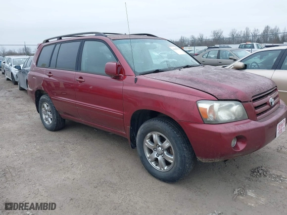 2007 Toyota Highlander with VIN JTEHP21A670194069, listed as a IAAI auction lot 41505934 with 237,997 mi miles. Bid and sale history available at carsss.com. Image 1.