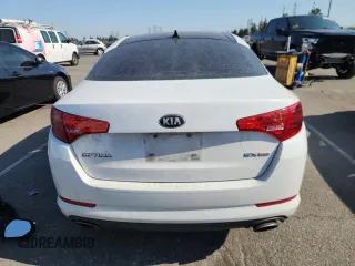 2013 Kia Optima EX with VIN 5XXGN4A71DG196229, listed as a Copart auction lot 64989055 with 146,187 mi miles and Salvage title. Bid and sale history available at DreamBid. Image 6.
