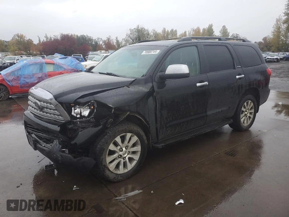 2010 Toyota Sequoia Platinum with VIN 5TDDY5G1XAS024617, listed as a Copart auction lot 78900744 with 218,546 mi miles and Salvage Title. Bid and sale history available at carsss.com. Image 1.
