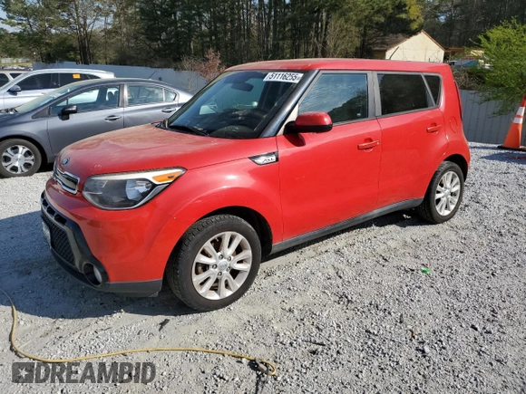 2016 Kia Soul + with VIN KNDJP3A50G7846495, listed as a Copart auction lot 51116255 with 137,366 mi miles and Clean Title. Bid and sale history available at carsss.com. Image 1.