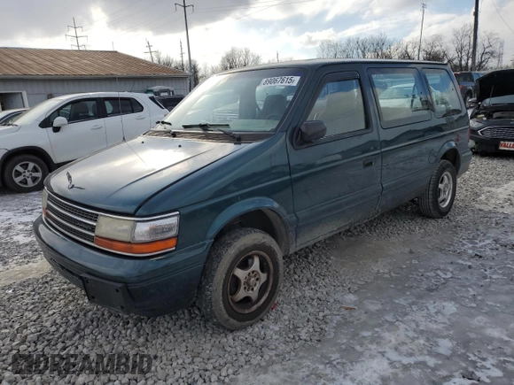 1994 Plymouth Voyager z VIN 2P4GH25K6RR639138, wystawiony jako Copart lot #89067615 z przebiegiem 144 915 mil mil oraz Szkoda całkowita • Salvage title. Historia ofert i sprzedaży dostępna na DreamBid. Obrazek 1.