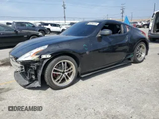 2015 Nissan 370Z Sport with VIN JN1AZ4EH4FM440582, listed as a Copart auction lot 60266125 with 93,314 mi miles and Salvage title. Bid and sale history available at DreamBid. Image 1.