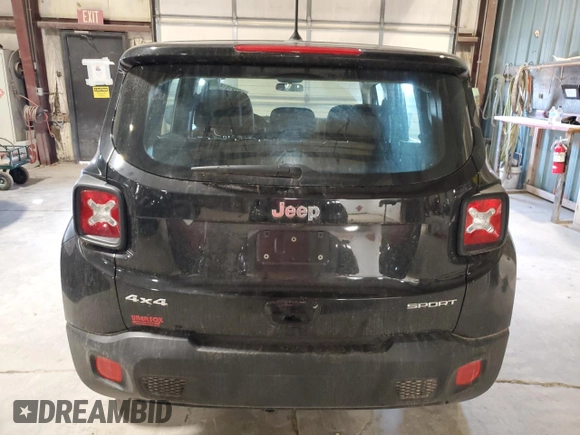 2018 Jeep Renegade Sport с VIN ZACCJBAB2JPH94078, выставлен на аукционе Copart как лот 52787515 с пробегом 21 867 миль миль и Списание • Salvage title. История ставок и продаж доступна на DreamBid. Изображение 6.