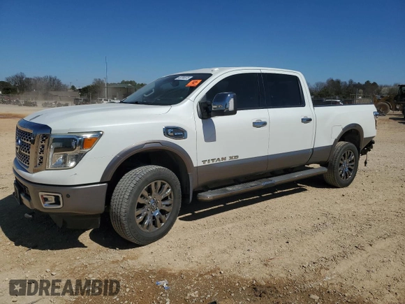 2016 Nissan Titan SL z VIN 1N6BA1F44GN514112, wystawiony jako Copart lot #48790075 z przebiegiem Nie podano mil oraz Szkoda całkowita • Salvage title. Historia ofert i sprzedaży dostępna na DreamBid. Obrazek 1.