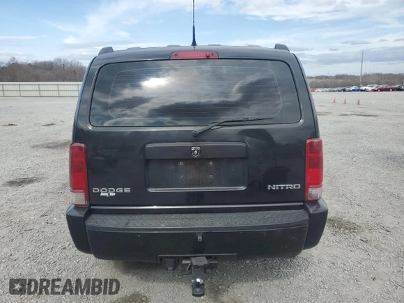 2011 Dodge Nitro SE with VIN 1D4PU2GK1BW500922, listed as a Copart auction lot 47606585 with Not provided miles and Salvage title. Bid and sale history available at DreamBid. Image 6.