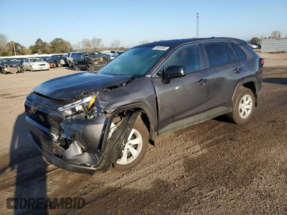 2024 Toyota RAV4 LE with VIN 2T3H1RFV7RW364822, listed as a Copart auction lot 48620065 with 6,306 mi miles and Salvage Title. Bid and sale history available at carsss.com. Image 1.