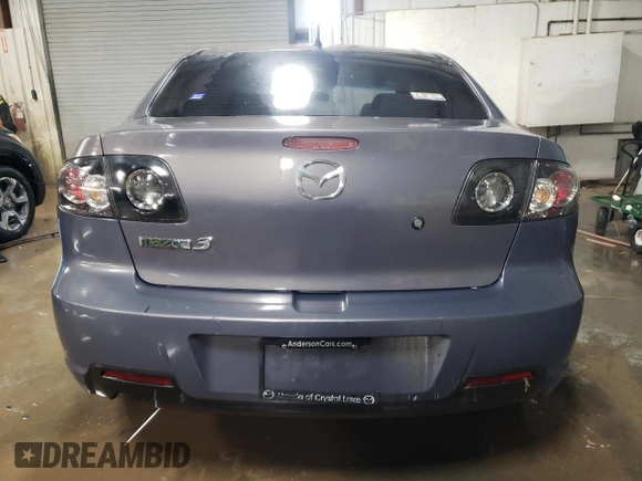 2008 Mazda 3 i Touring with VIN JM1BK32F981842847, listed as a Copart auction lot 44900575 with 164,856 mi miles and Salvage Title. Bid and sale history available at carsss.com. Image 6.