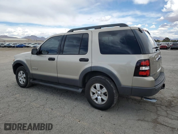 2006 Ford Explorer XLT with VIN 1FMEU73836UB23499, listed as a Copart auction lot 51801175 with 132,907 mi miles and Salvage Title. Bid and sale history available at carsss.com. Image 2.