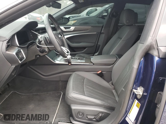 2021 Audi A7 Premium Plus with VIN WAUU2AF2XMN033362, listed as a Copart auction lot 44104065 with 11,708 mi miles and Salvage Title. Bid and sale history available at carsss.com. Image 7.
