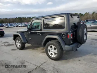 2021 Jeep Wrangler Sport S with VIN 1C4HJXAG8MW872384, listed as a Copart auction lot 87472574 with 49,684 mi miles and Salvage Title. Bid and sale history available at DreamBid. Image 2.