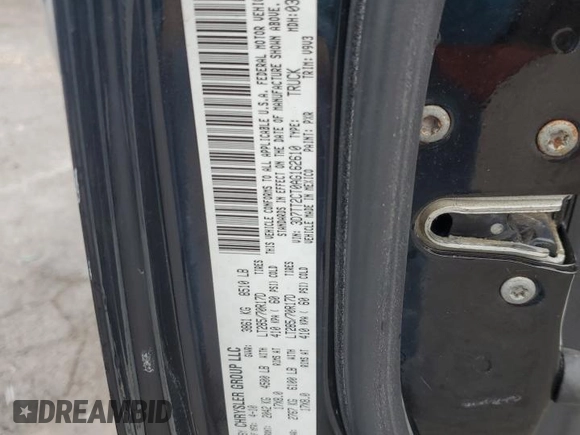 2010 Dodge Ram 2500 ST with VIN 3D7TT2CT0AG162610, listed as a Copart auction lot 81395934 with 0 mi miles and Salvage Title. Bid and sale history available at carsss.com. Image 14.