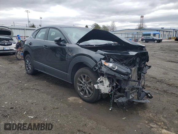 2021 Mazda CX-30 S with VIN 3MVDMBAL2MM222907, listed as a Copart auction lot 48070245 with Not Provided miles and Salvage Title. Bid and sale history available at carsss.com. Image 4.