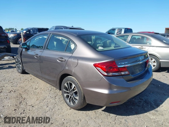 2013 Honda Civic EX with VIN 19XFB2F89DE268328, listed as a IAAI auction lot 42049105 with 121,176 mi miles and . Bid and sale history available at DreamBid. Image 3.
