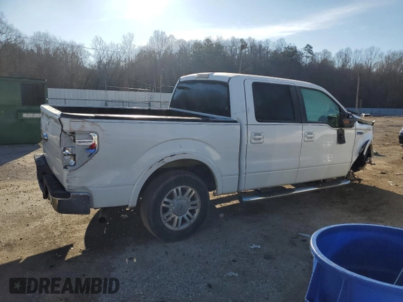 2009 Ford F-150 XL with VIN 1FTPW12V69FA69538, listed as a Copart auction lot 45459065 with 0 mi miles and Salvage Title. Bid and sale history available at carsss.com. Image 3.