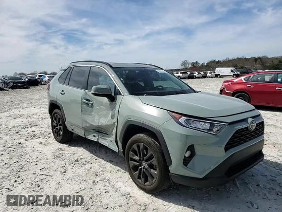 2020 Toyota RAV4 XLE Premium with VIN 2T3C1RFV0LW058580, listed as a Copart auction lot 49551815 with 127,615 mi miles and Salvage Title. Bid and sale history available at carsss.com. Image 12.
