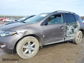 2009 Nissan Murano SL with VIN JN8AZ18W29W211353, listed as a IAAI auction lot 41677855 with 107,126 mi miles. Bid and sale history available at carsss.com. Image 6.