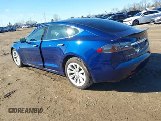 2017 Tesla Model S 100D with VIN 5YJSA1E20HF229362, listed as a IAAI auction lot 41698083 with 75,737 mi miles. Bid and sale history available at carsss.com. Image 3.