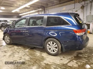 2016 Honda Odyssey EX-L with VIN 5FNRL5H64GB116298, listed as a Copart auction lot 81969004 with 54,319 mi miles and Salvage Title. Bid and sale history available at DreamBid. Image 2.