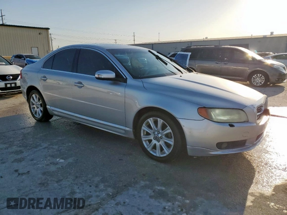 2009 Volvo S80 I6 with VIN YV1AS982791106584, listed as a Copart auction lot 52923625 with 133,546 mi miles and Salvage Title. Bid and sale history available at carsss.com. Image 4.