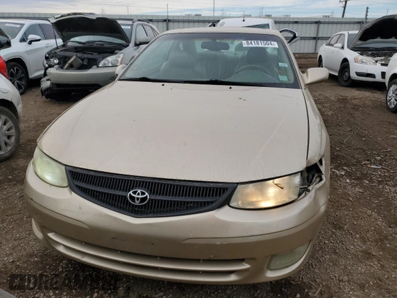 2001 Toyota Solara SE with VIN 2T1CF28P21C468120, listed as a Copart auction lot 84181504 with 167,808 mi miles and Salvage Title. Bid and sale history available at carsss.com. Image 5.