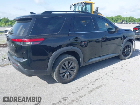 2022 Nissan Pathfinder SV with VIN 5N1DR3BA9NC231320, listed as a IAAI auction lot 40737422 with 78,817 mi miles and . Bid and sale history available at DreamBid. Image 4.