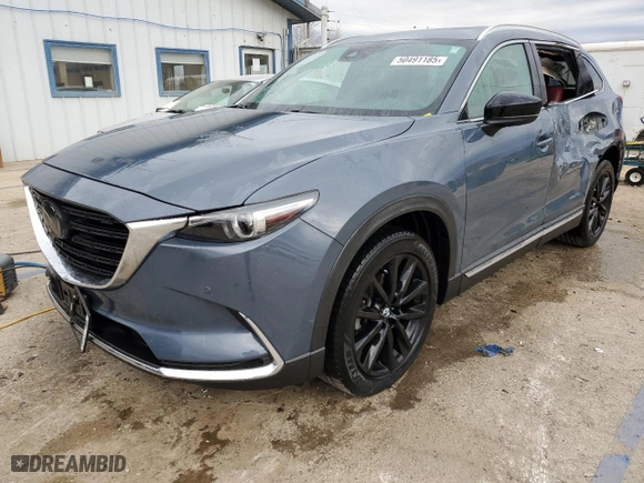 2021 Mazda CX-9 Grand Touring with VIN JM3TCBDY4M0526838, listed as a Copart auction lot 50491185 with 83,761 mi miles and Salvage Title. Bid and sale history available at carsss.com. Image 1.