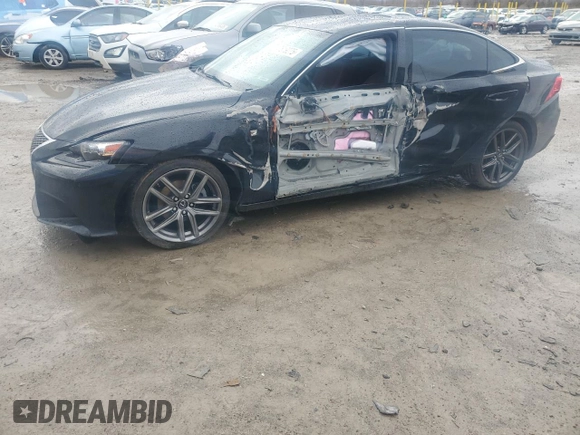 2015 Lexus IS 250 with VIN JTHBF1D28F5062278, listed as a Copart auction lot 47619275 with 122,500 mi miles and Salvage Title. Bid and sale history available at carsss.com. Image 1.