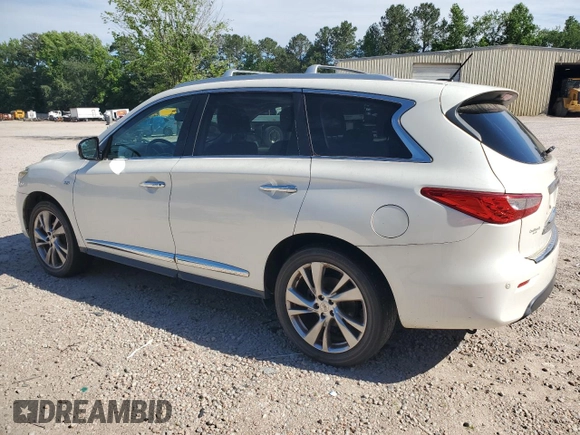 2015 Infiniti QX60 with VIN 5N1AL0MM7FC555894, listed as a Copart auction lot 58221965 with 181,024 mi miles and Clean title. Bid and sale history available at DreamBid. Image 2.
