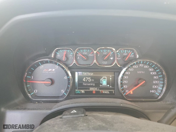 2018 Chevrolet Silverado 3500HD LTZ with VIN 1GC4K0EY8JF243127, listed as a Copart auction lot 74387034 with 98,634 mi miles and Salvage Title. Bid and sale history available at carsss.com. Image 9.