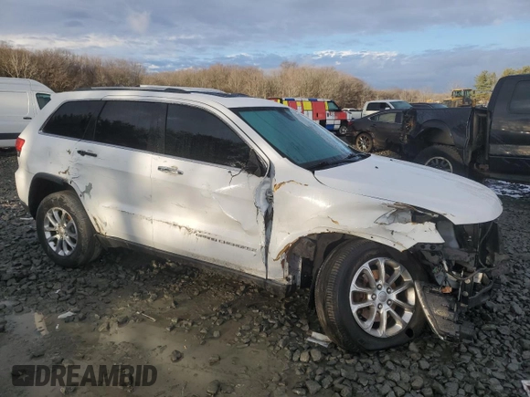 2014 Jeep Grand Cherokee Limited z VIN 1C4RJFBG8EC129868, wystawiony jako Copart lot #86781534 z przebiegiem 99 316 mil mil oraz Szkoda całkowita • Salvage title. Historia ofert i sprzedaży dostępna na DreamBid. Obrazek 4.