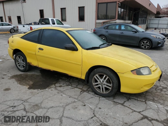 2004 Chevrolet Cavalier with VIN 1G1JC12F647163082, listed as a Copart auction lot 81107744 with 155,485 mi miles and Salvage Title. Bid and sale history available at carsss.com. Image 4.