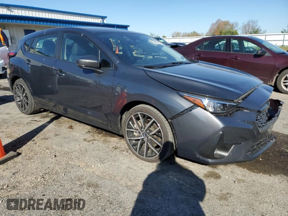 2024 Subaru Impreza Sport with VIN JF1GUAFC8R8300965, listed as a Copart auction lot 76084164 with 12,863 mi miles and Salvage Title. Bid and sale history available at carsss.com. Image 4.