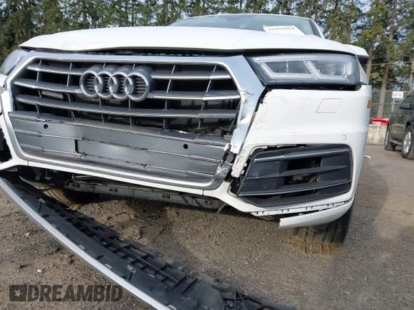 2018 Audi Q5 Premium Plus with VIN WA1BNAFY0J2229162, listed as a IAAI auction lot 41999424 with 36,340 mi miles. Bid and sale history available at carsss.com. Image 6.