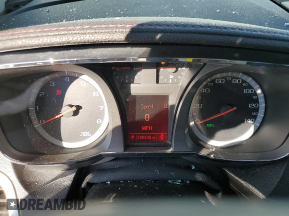 2012 GMC Terrain SLT-2 with VIN 2GKFLWE5XC6102687, listed as a Copart auction lot 88168225 with 108,438 mi miles and Salvage Title. Bid and sale history available at DreamBid. Image 9.
