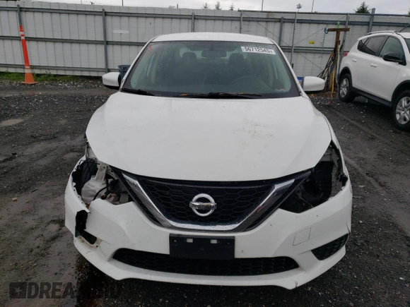 2017 Nissan Sentra S with VIN 3N1AB7AP4HY310918, listed as a Copart auction lot 56712545 with 142,360 mi miles and Salvage title. Bid and sale history available at DreamBid. Image 5.