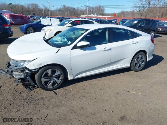 2020 Honda Civic Sedan LX with VIN 2HGFC2F60LH571286, listed as a IAAI auction lot 41730717 with 25,584 mi miles. Bid and sale history available at carsss.com. Image 19.
