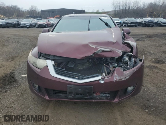 2010 Acura TSX with VIN JH4CU2F65AC007985, listed as a Copart auction lot 52712495 with 196,278 mi miles and Salvage Title. Bid and sale history available at carsss.com. Image 5.