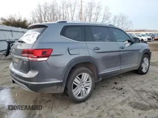 2019 Volkswagen Atlas SEL with VIN 1V2MR2CA5KC611651, listed as a Copart auction lot 86368654 with 54,066 mi miles and Salvage title. Bid and sale history available at DreamBid. Image 3.